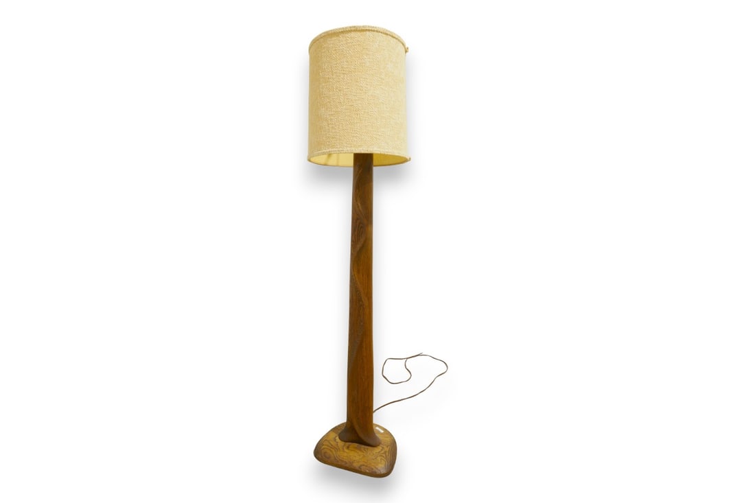 Mid Century Sculpted Floor Lamp (1 of 8)