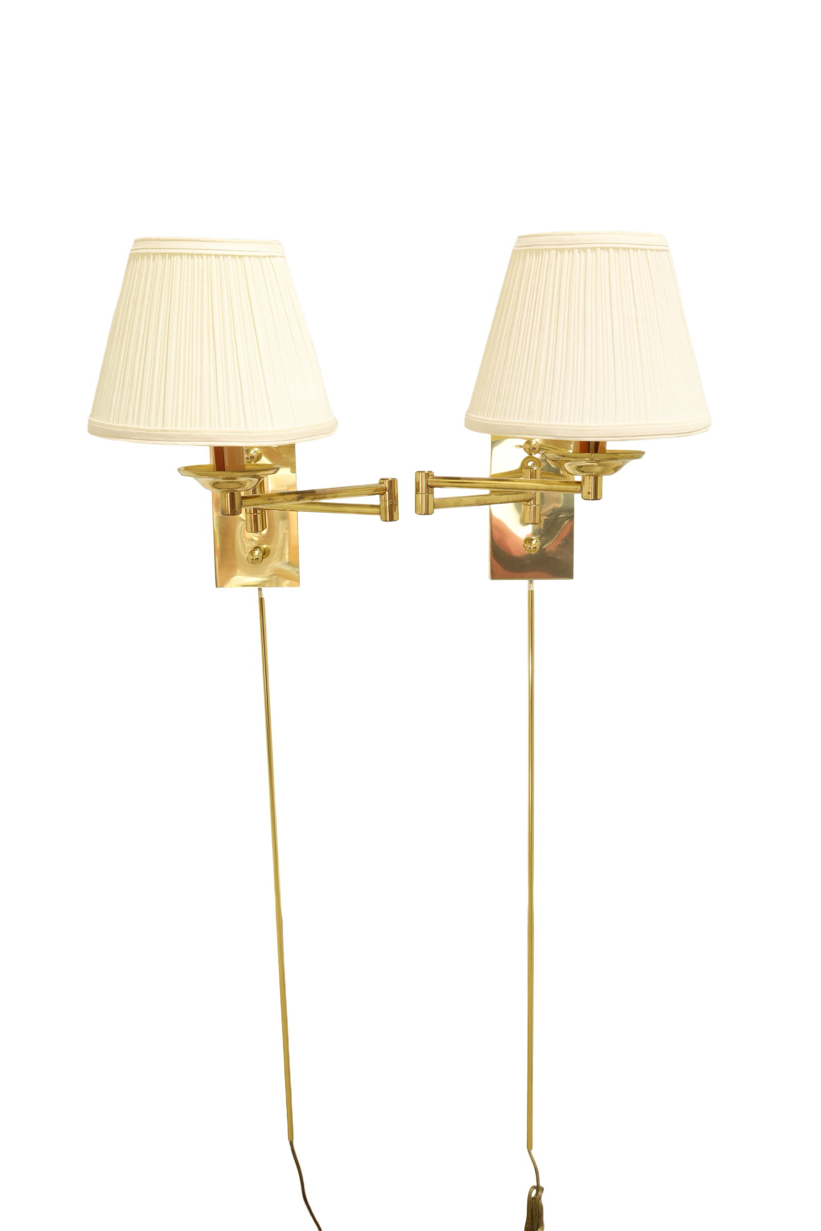 Lucite & Brass Wall Sconces - Pair (1 of 4)