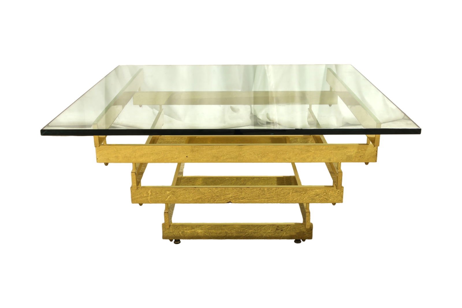 Paul Mayan - Brass Stack Coffee Table (1 of 6)