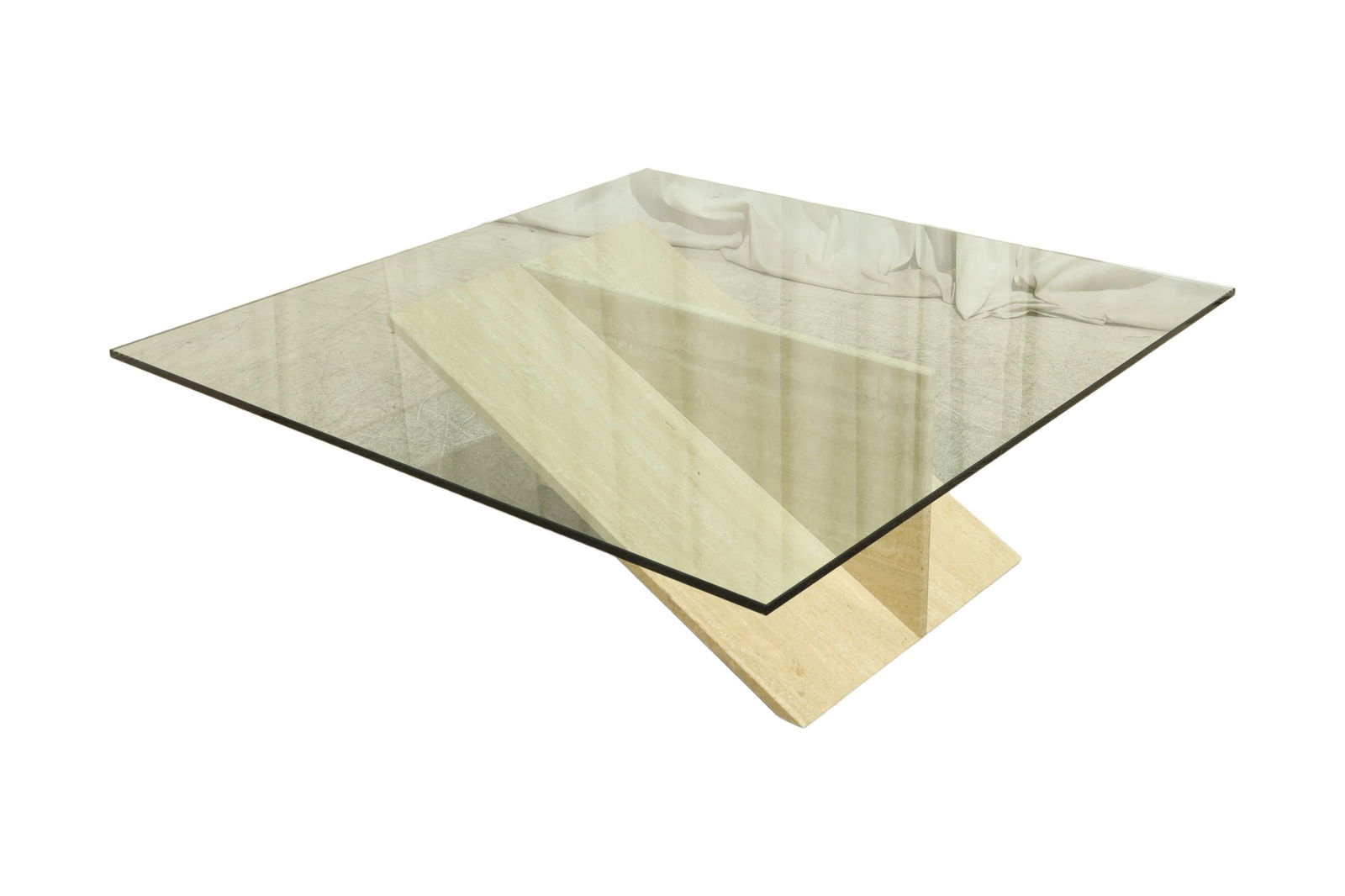 Italian Travertine Coffee Table (1 of 8)