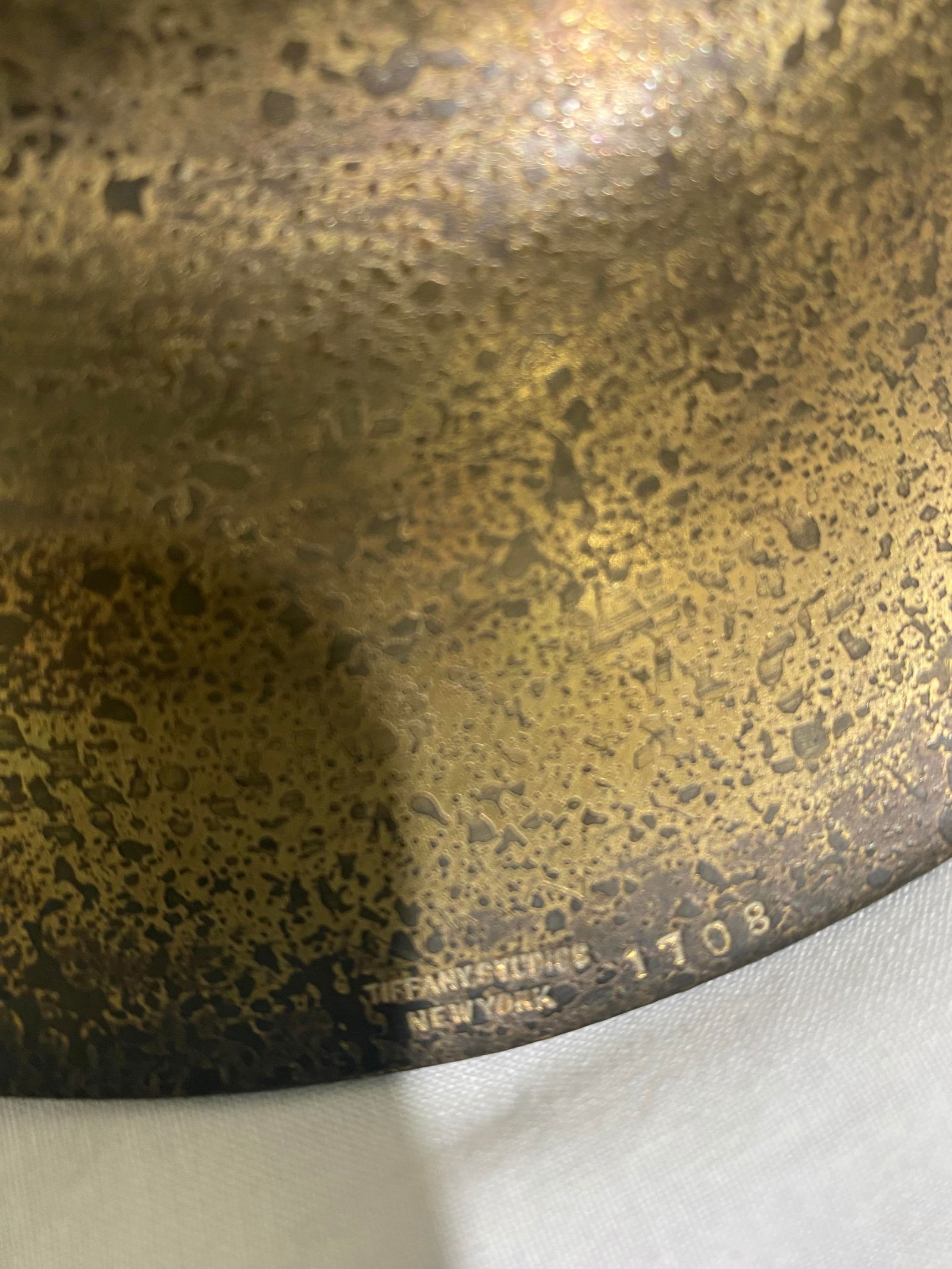 Tiffany Studios Bronze Plate (1 of 6)