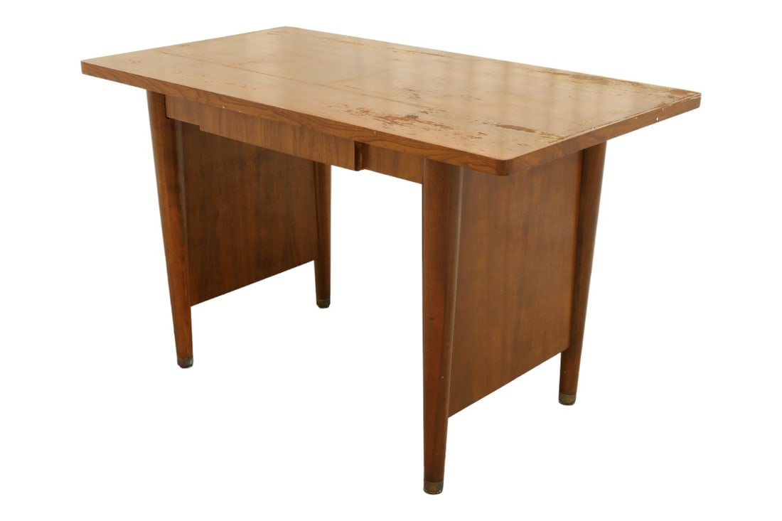 Mid Century Modern Walnut Desk (1 of 8)