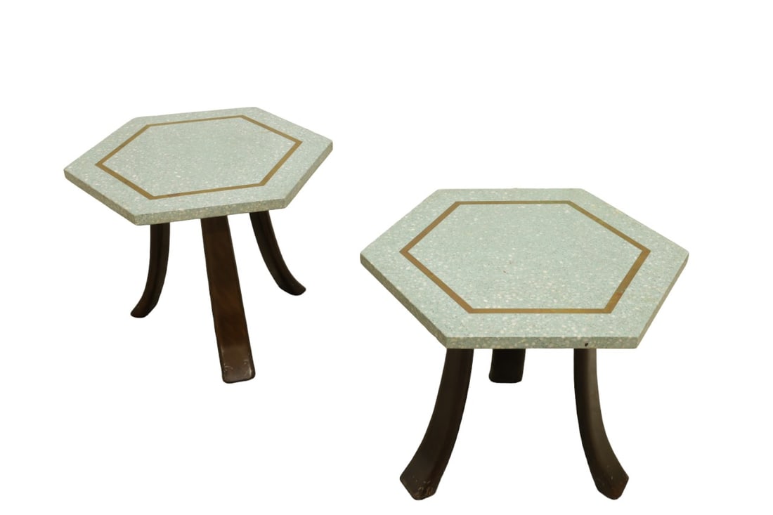 Harvey Probber - Terrazzo End Tables- Pair (1 of 6)