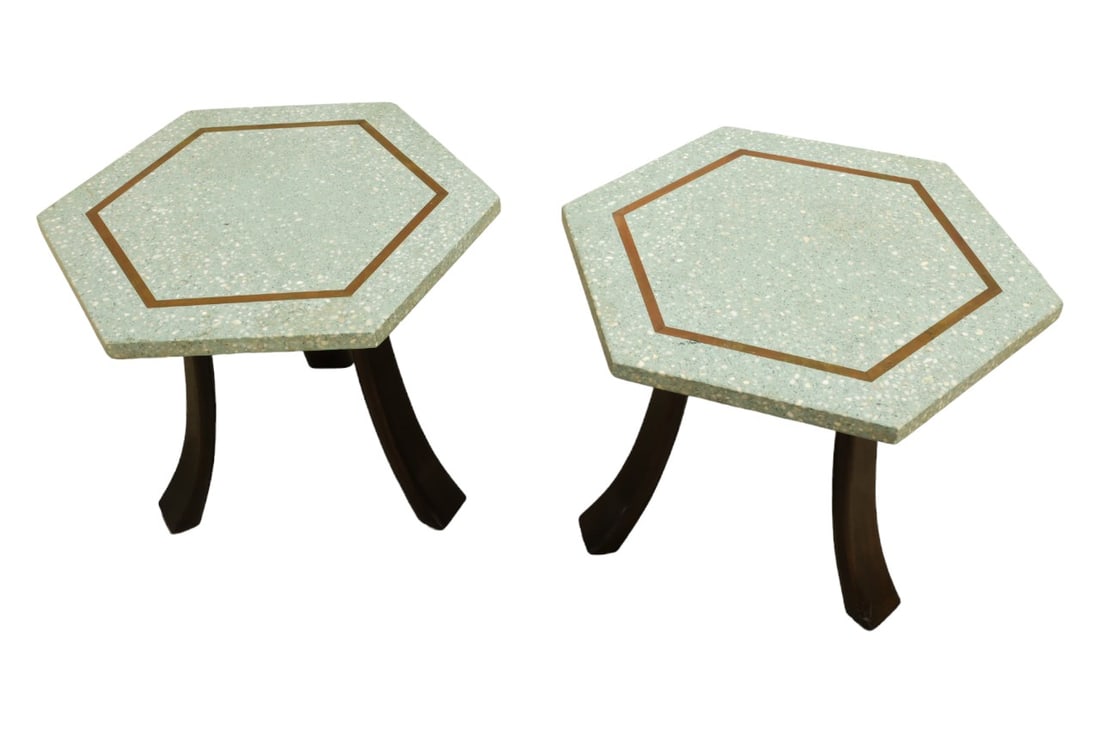Harvey Probber - Terrazo End Tables- Pair (1 of 5)