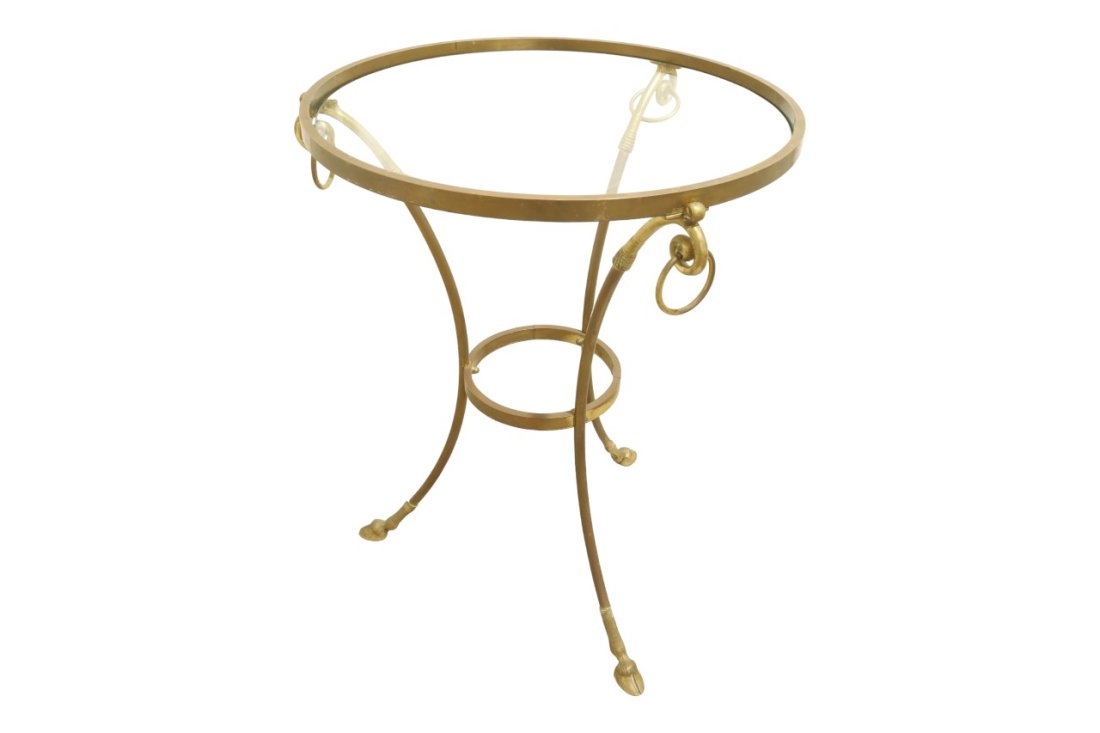 French Brass & Glass Table (1 of 6)