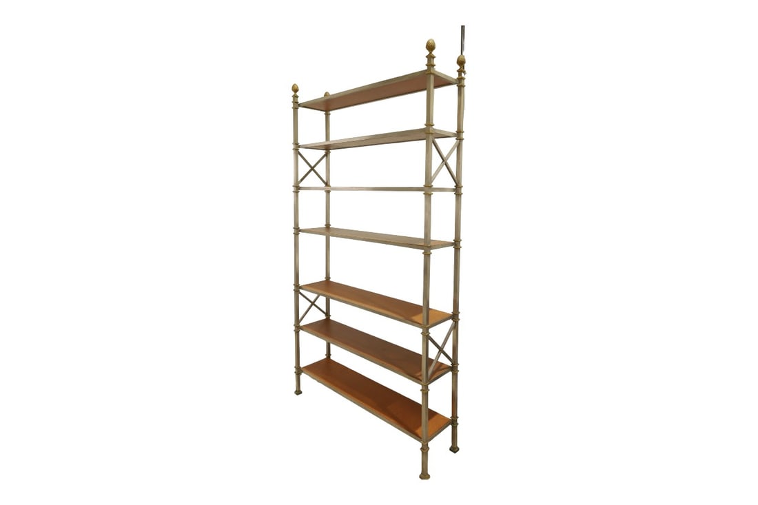 Steel & Brass French Style Etagere (1 of 11)