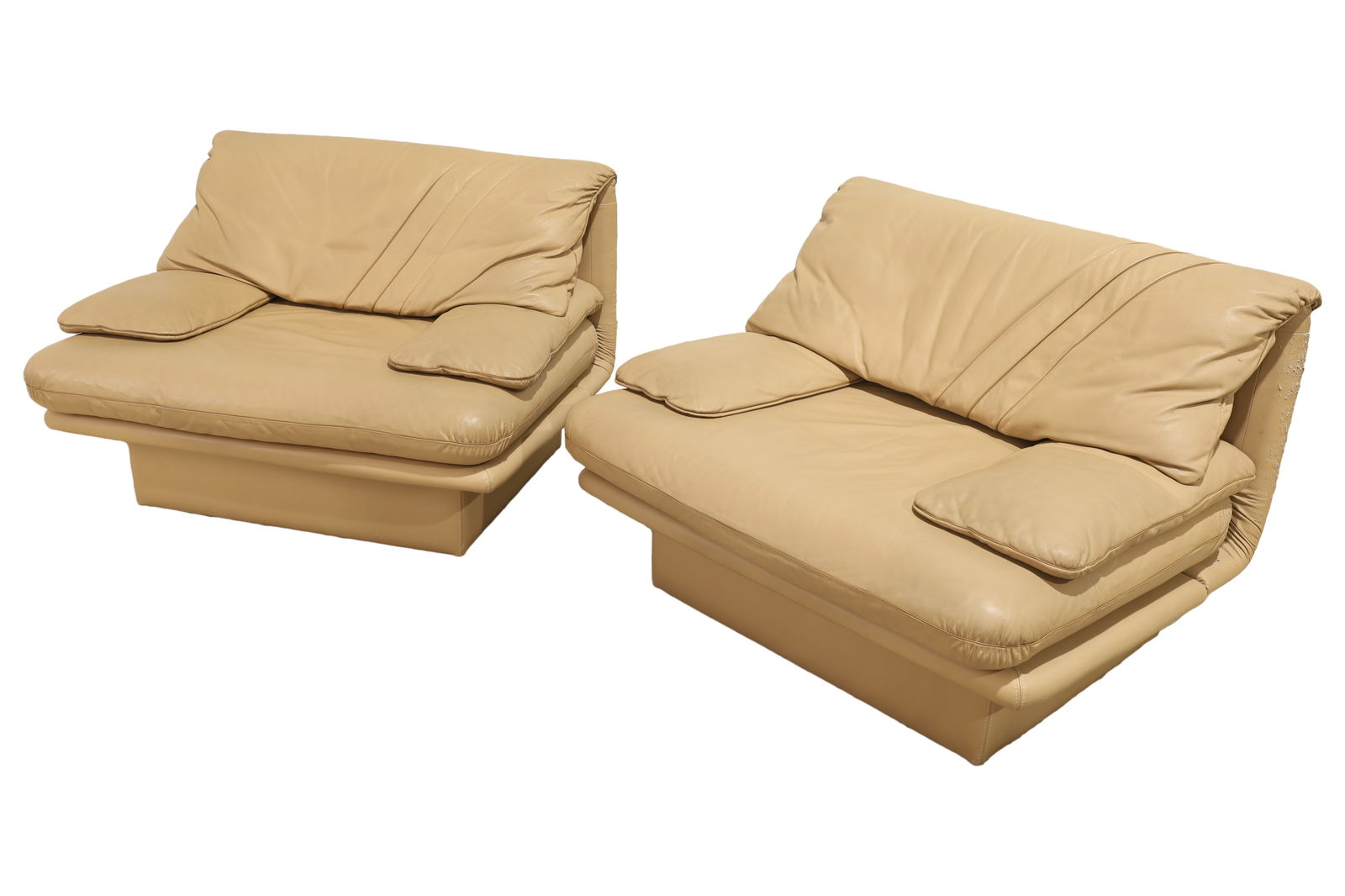 Nicoletti - Italian Leather Chairs - Pair (1 of 10)