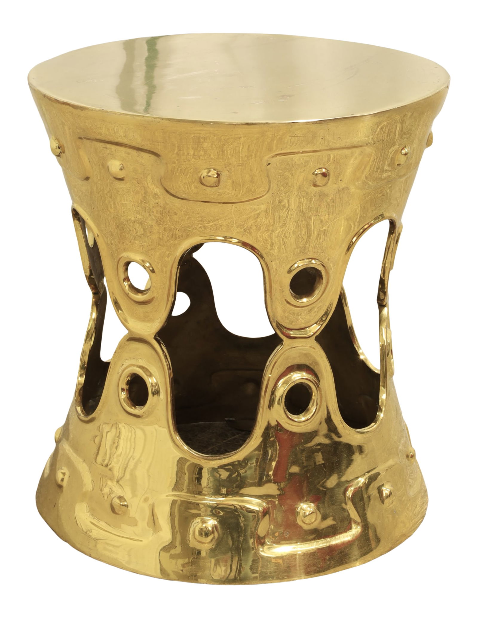 Jonathan Adler - Ulu Brass Concave Table (1 of 5)