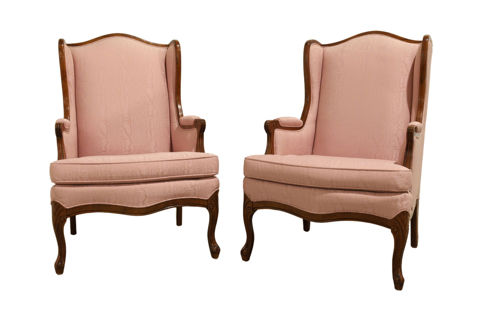 Berhardt Wing Back Chairs - Pair (1 of 7)