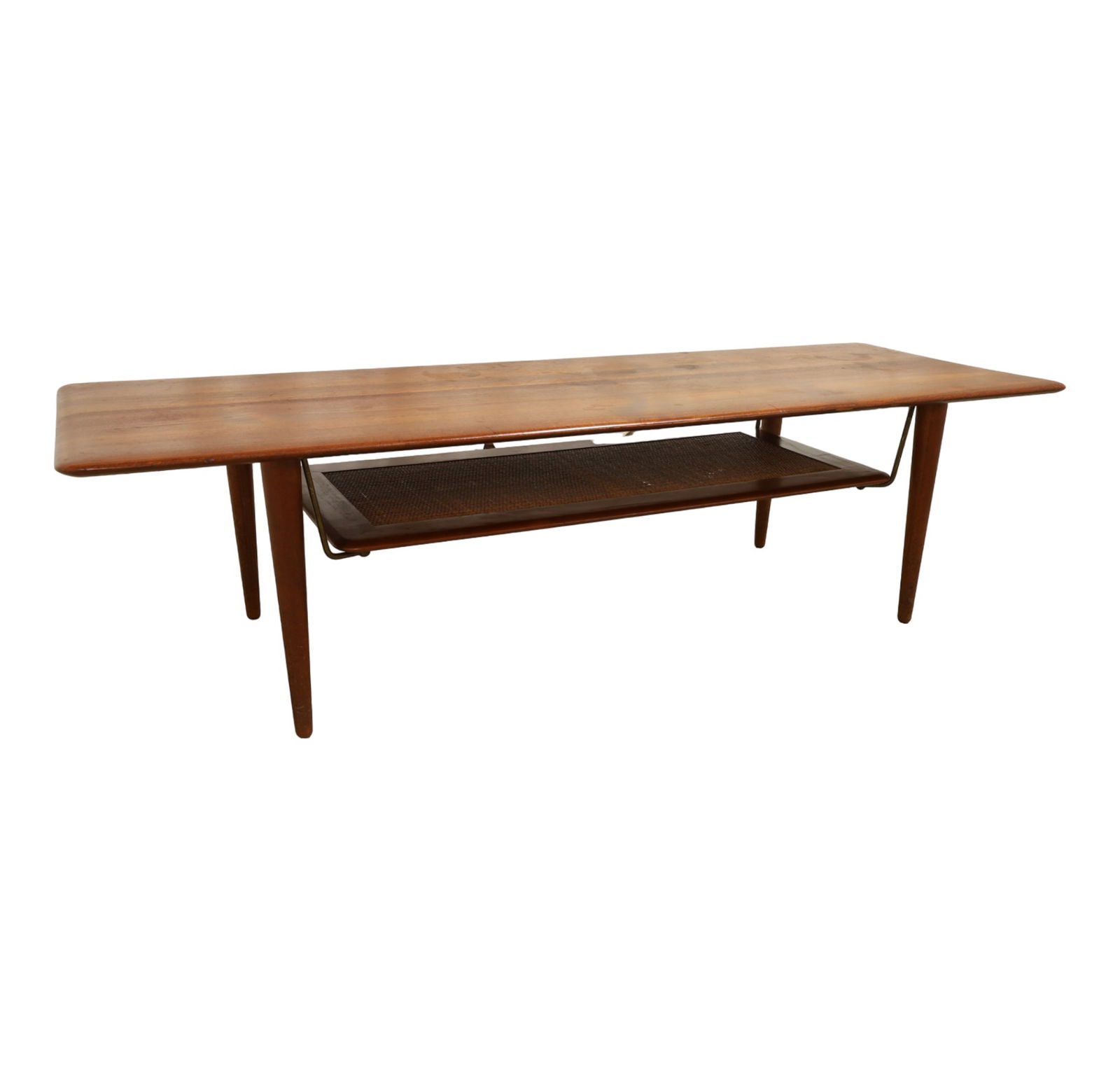 Peter Hvidt - Teak & Cane Coffee Table (1 of 9)