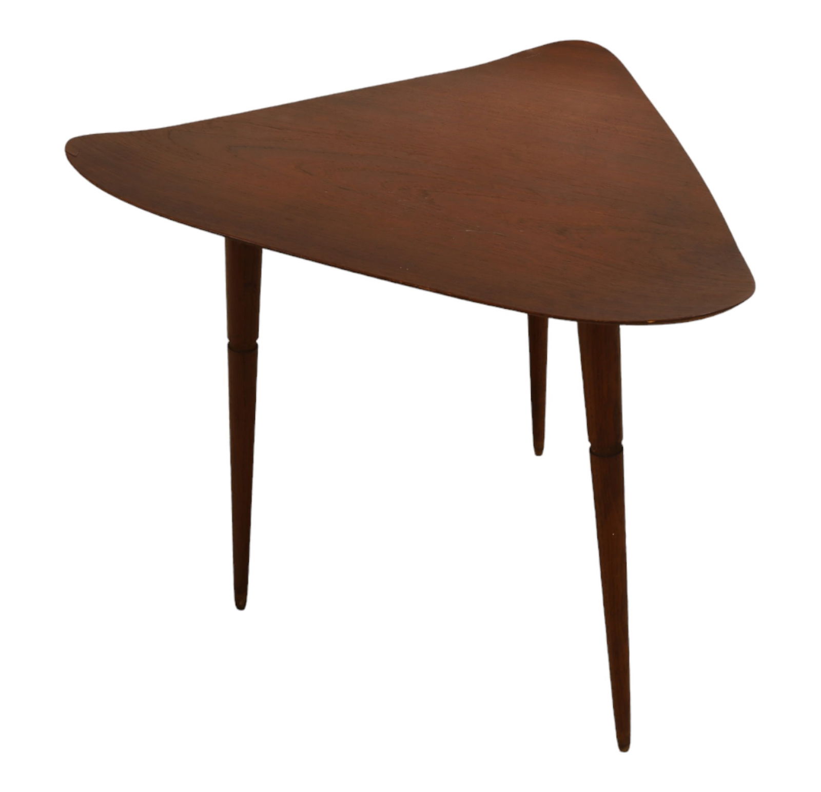 Sculpted Teak Side Table (1 of 8)