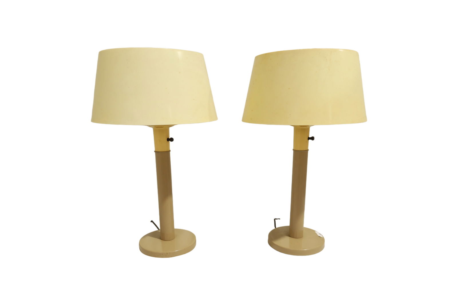 Kelly Mid Century Modern Plastic Lamps - Pair (1 of 5)
