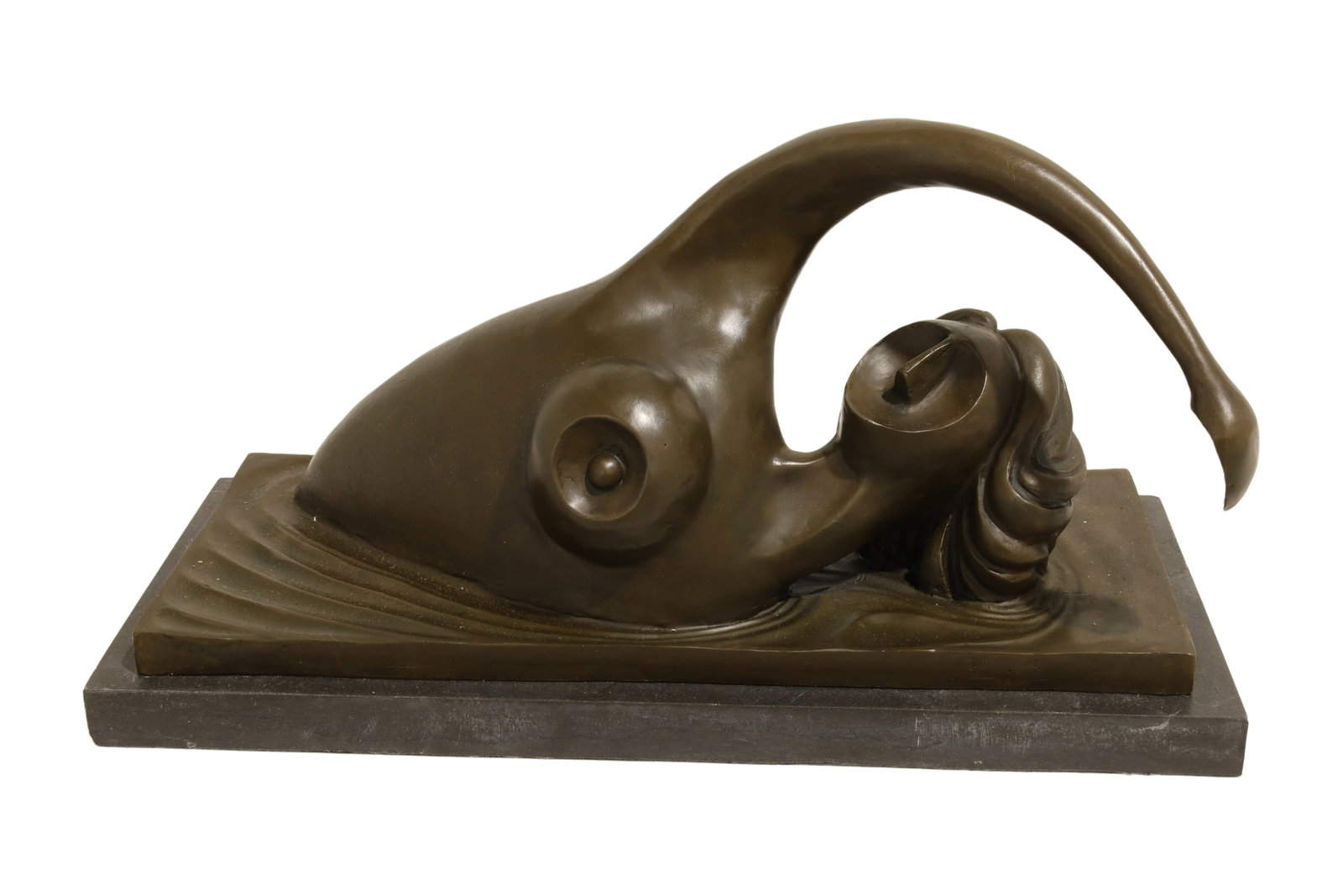 Modern Bronze Swimmer Sculpture: Limited Edition 1/30 signed Wayne Current Modern Bronze Swimmer Sculpture Dimensions:11x18.5x9