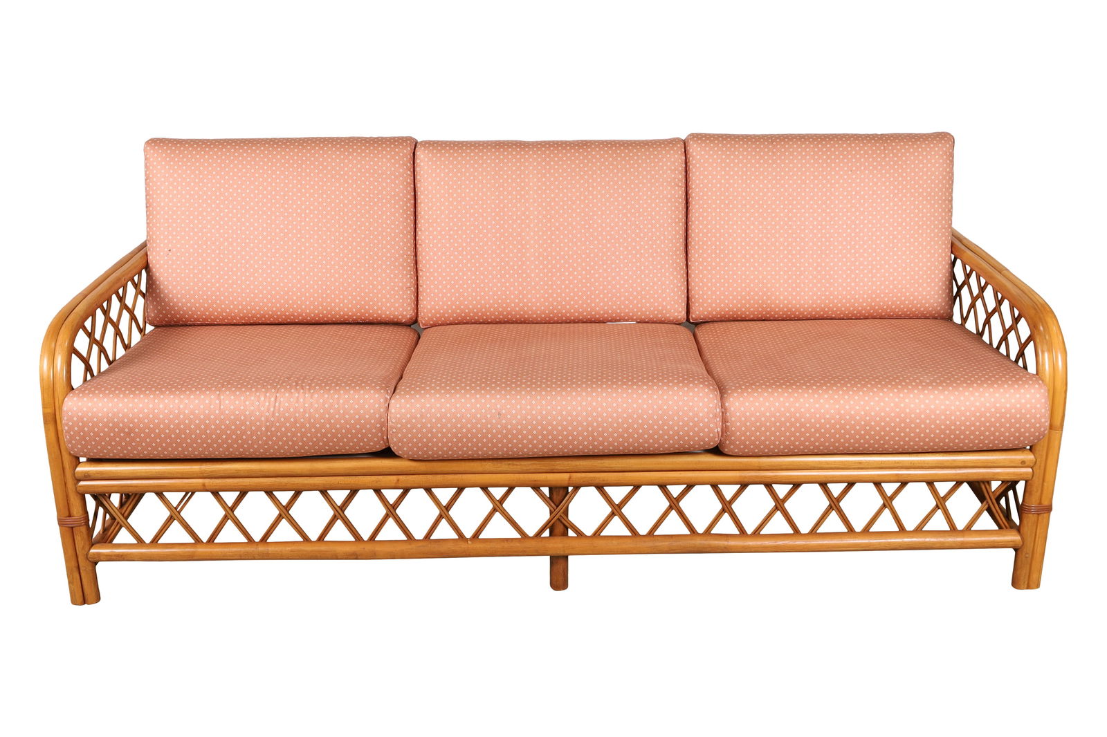 Rattan Sofa: A rattan sofa Dimensions:33x72x32
