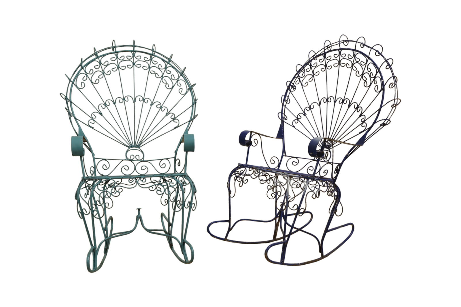 Iron Peacock Rockers - Pair (1 of 3)