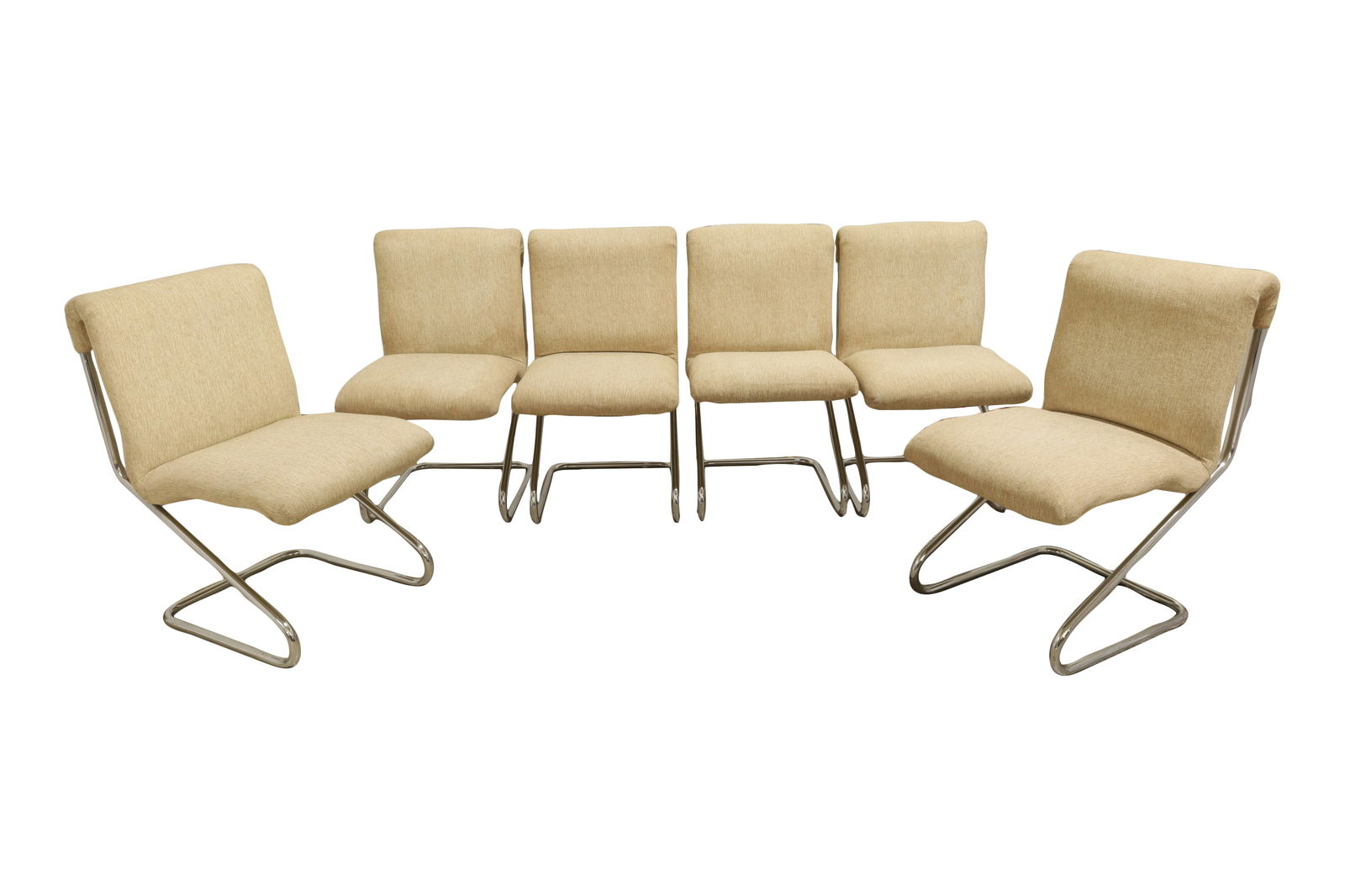 Pace - Cantilever Chrome Dining Chairs - 6 (1 of 8)