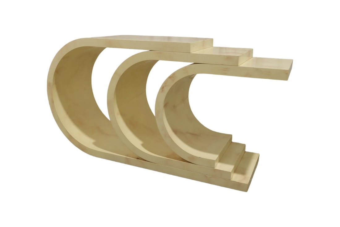 Karl Springer Style Lacquer Console Table (1 of 6)