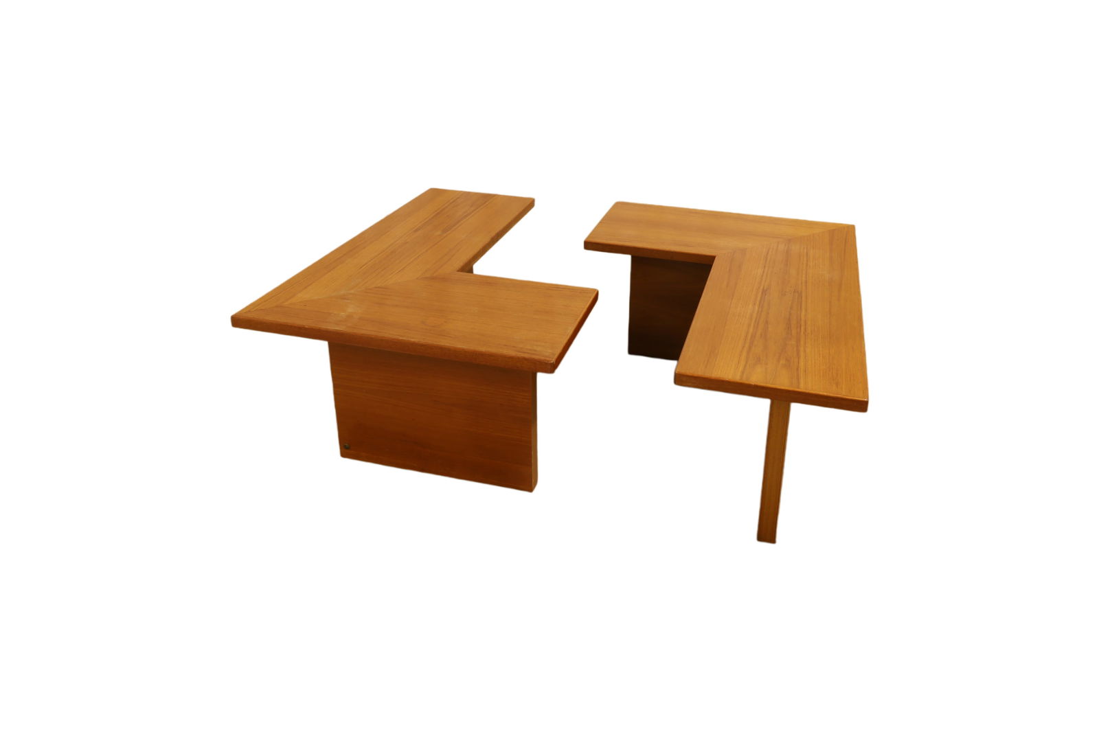 Teak Corner Tables - Pair (1 of 6)