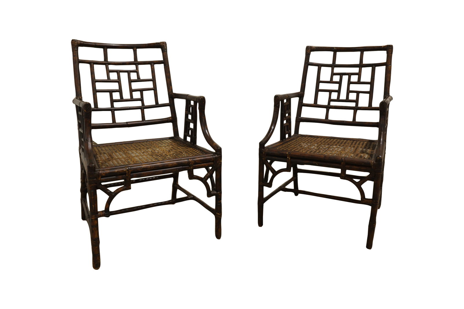 Rattan Armchairs - Pair (1 of 14)