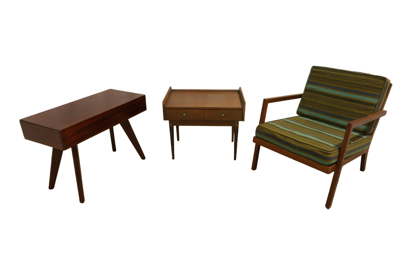 Nightstand- Table- Lounge Chair  -Lot of 3 (1 of 12)