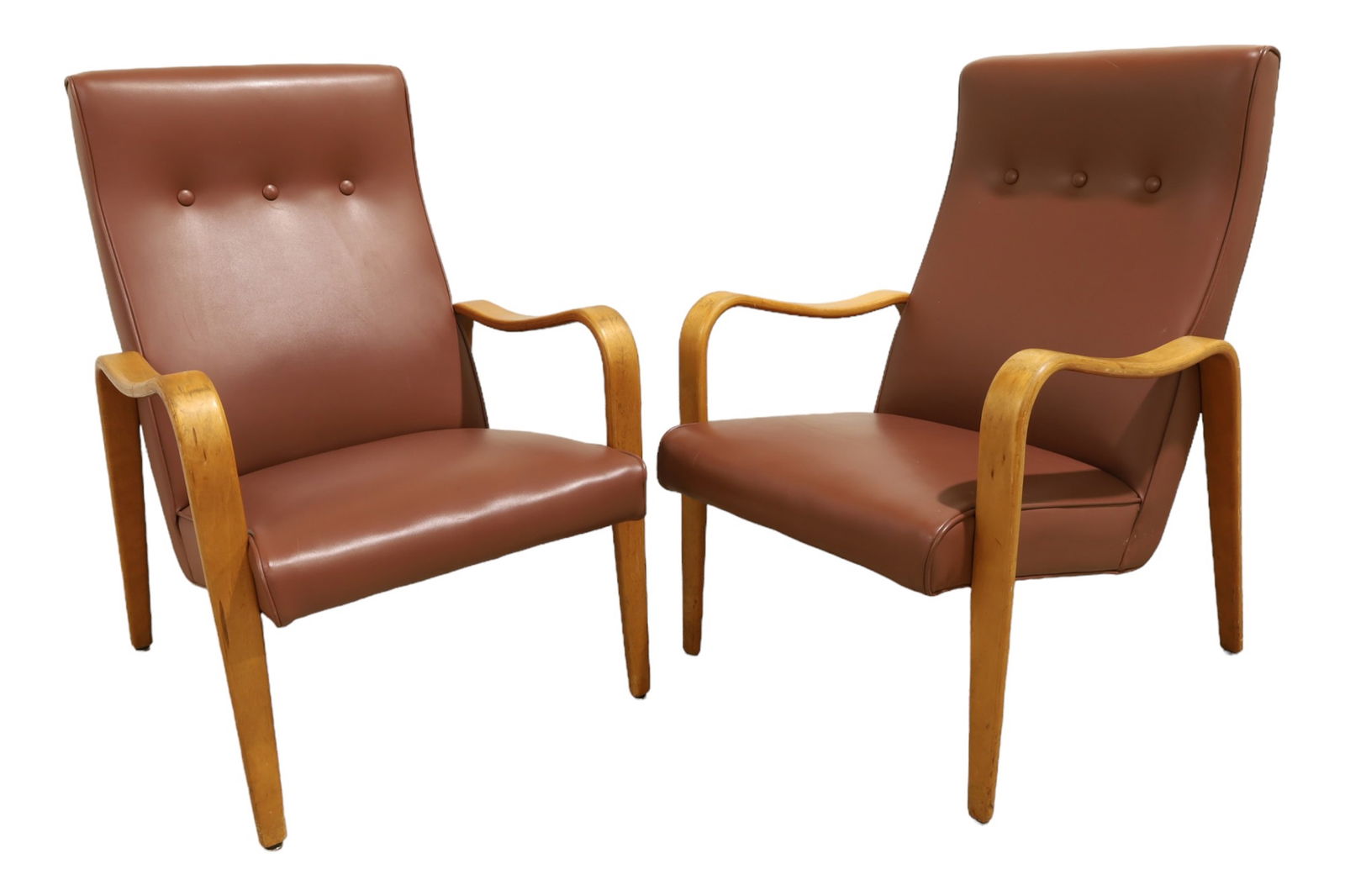 Thonet Bentwood Arm Chairs - Pair (1 of 7)
