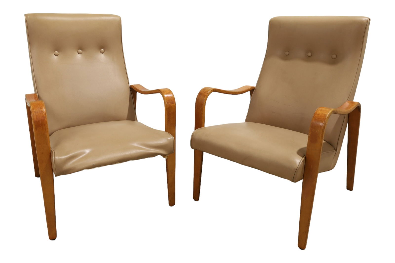 Thonet Bentwood Arm Chairs  - Pair (1 of 8)