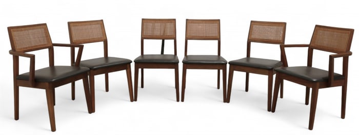 Hibriten Jens Risom Style Dining Chairs - 6
