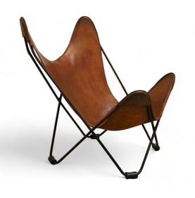 Hardoy Leather Butterfly Chair