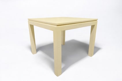 Raffia Wrapped Card Table