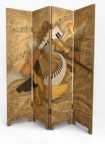 Musical Motif Screen (Aft) Piero Fornasetti