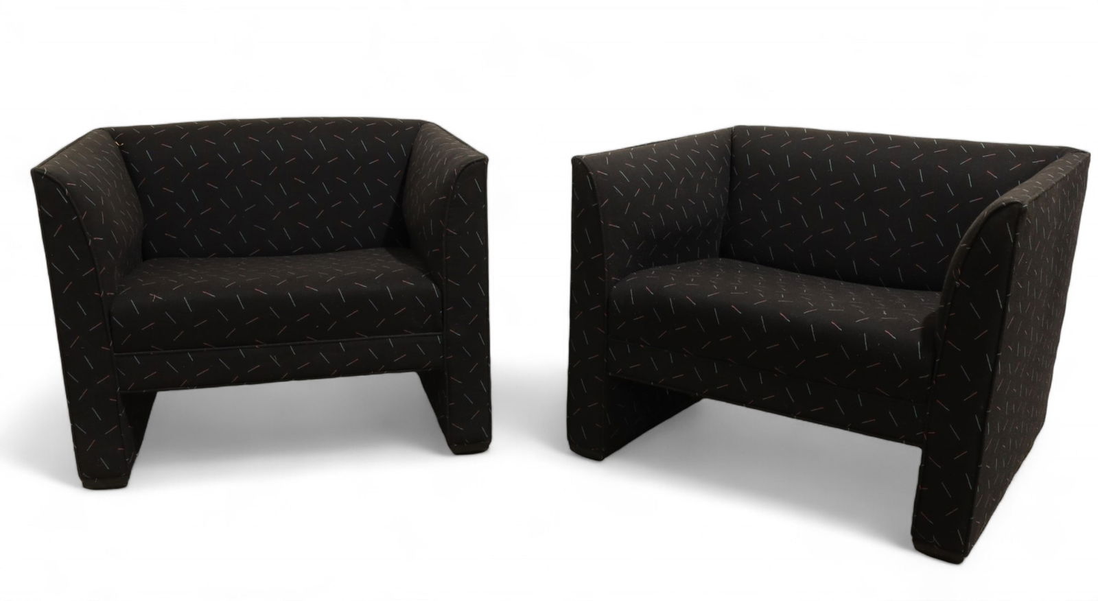 Jack Cartwright Cube Lounge Chairs - Pair (1 of 7)