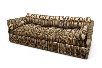 1970's Tweed Upholstered Sofa