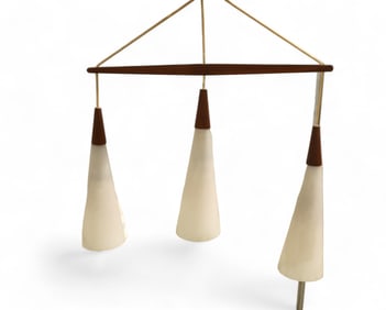 Kristansson - Loxus - Teak & Opaline Light Pendant