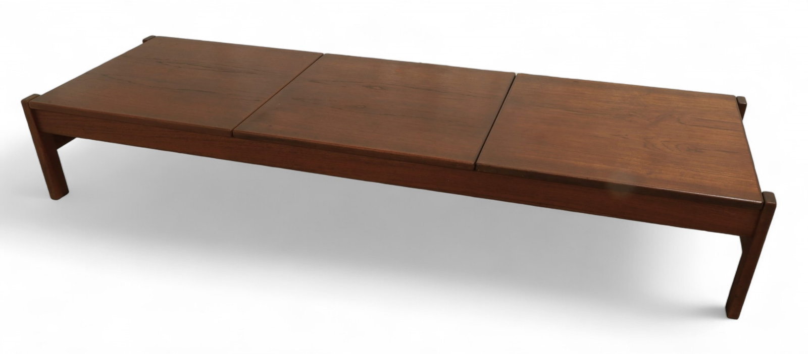 4 Part Danish Teak Coffee Table: A 4 part Danish teak coffee table Dimensions:12x72x23