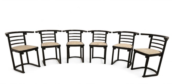 Josef Hoffmann Thonet Fledermaus Dining Chairs - 6
