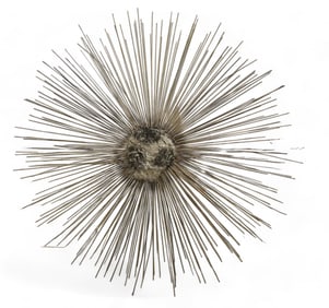 Sunburst Iron Wall Sculpture