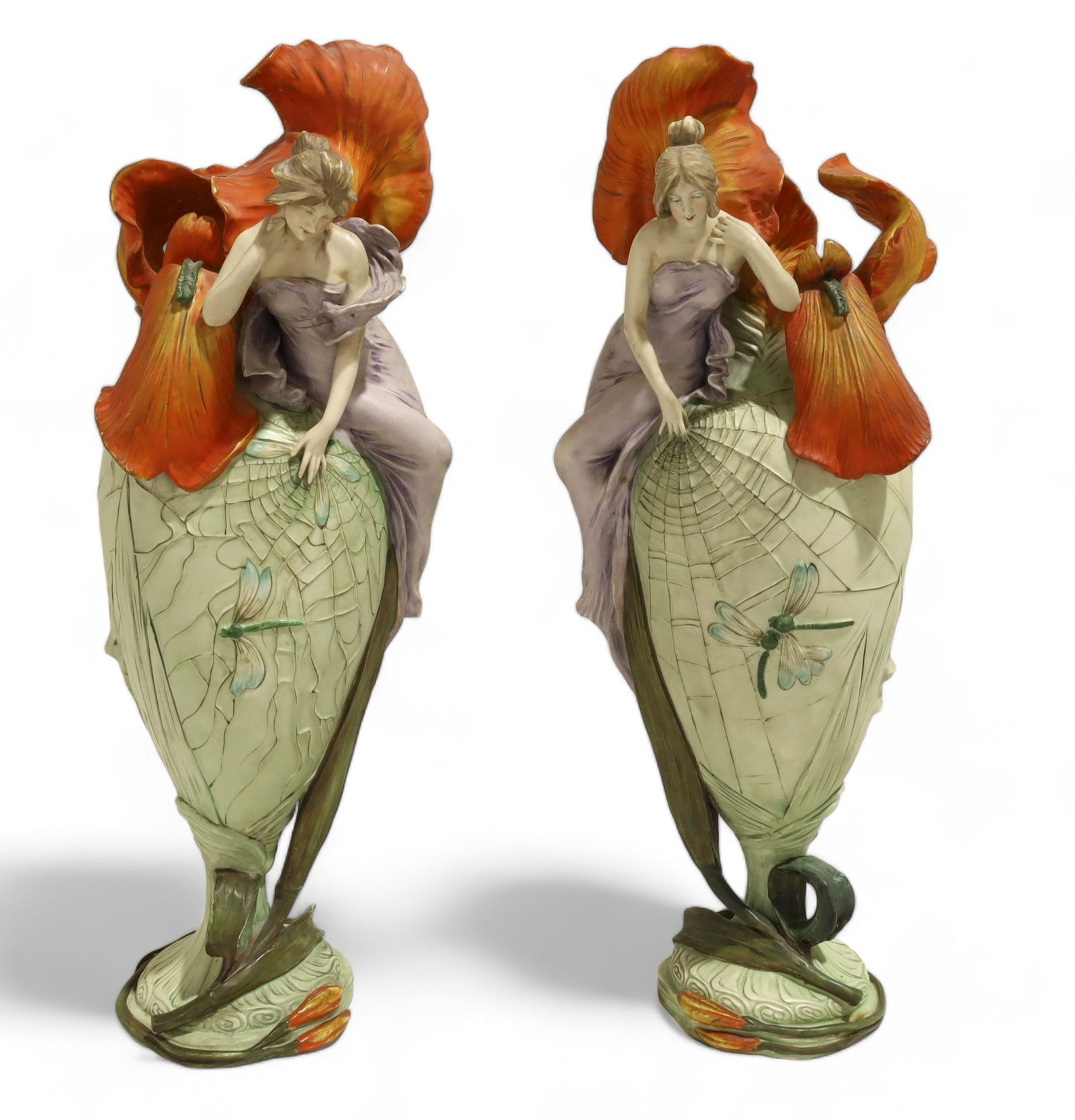 Amphora - Iris Figural Vases - Pair (1 of 20)