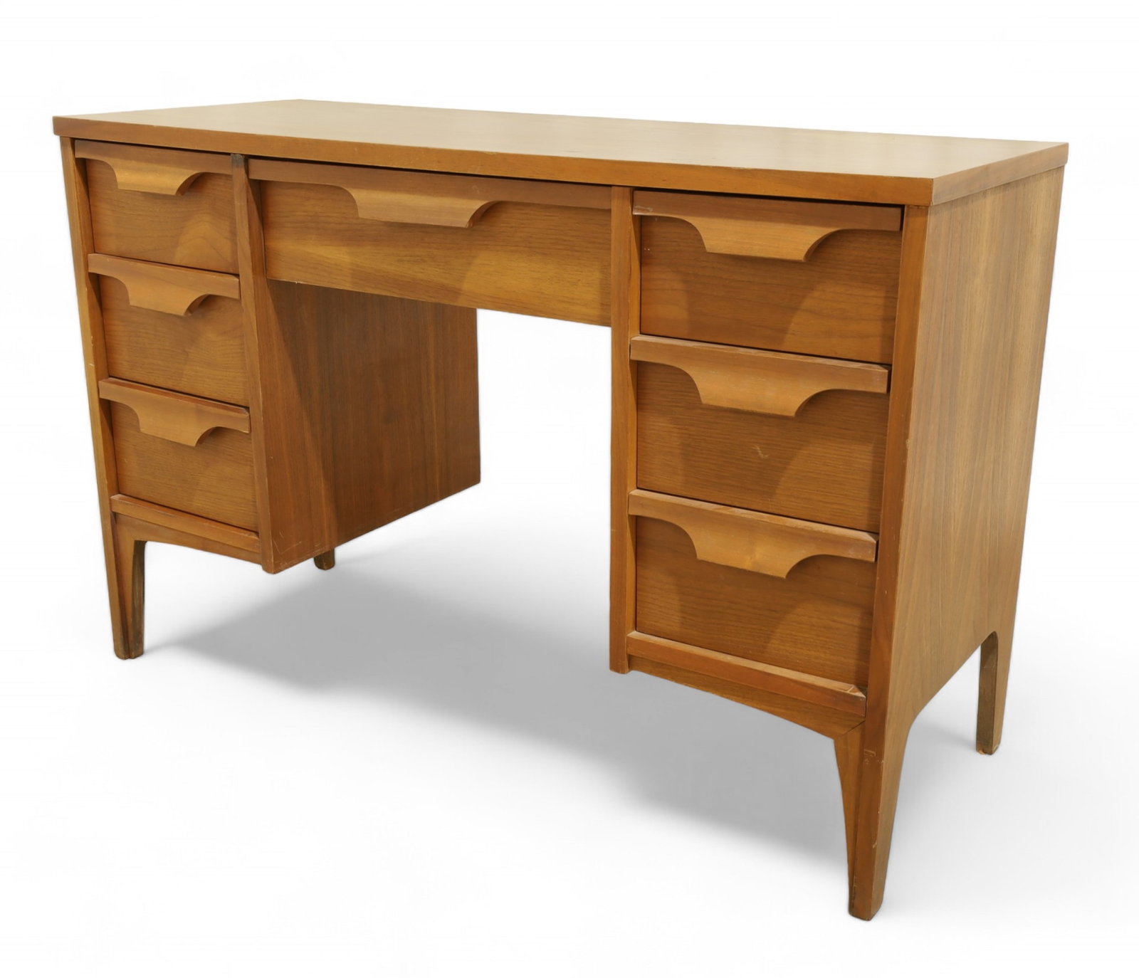 Johnson - Casper Desk: A mid century modern Johnson - Casper desk with laminate top Dimensions:30x46x18