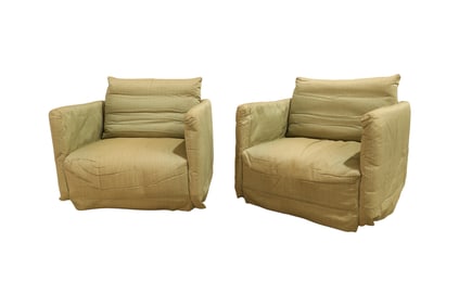B & B Italia Cube Chairs - Pair