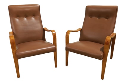 Thonet Bentwood Arm Chairs - Pair