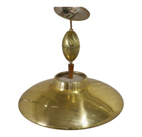 Lightolier Brass Chandelier