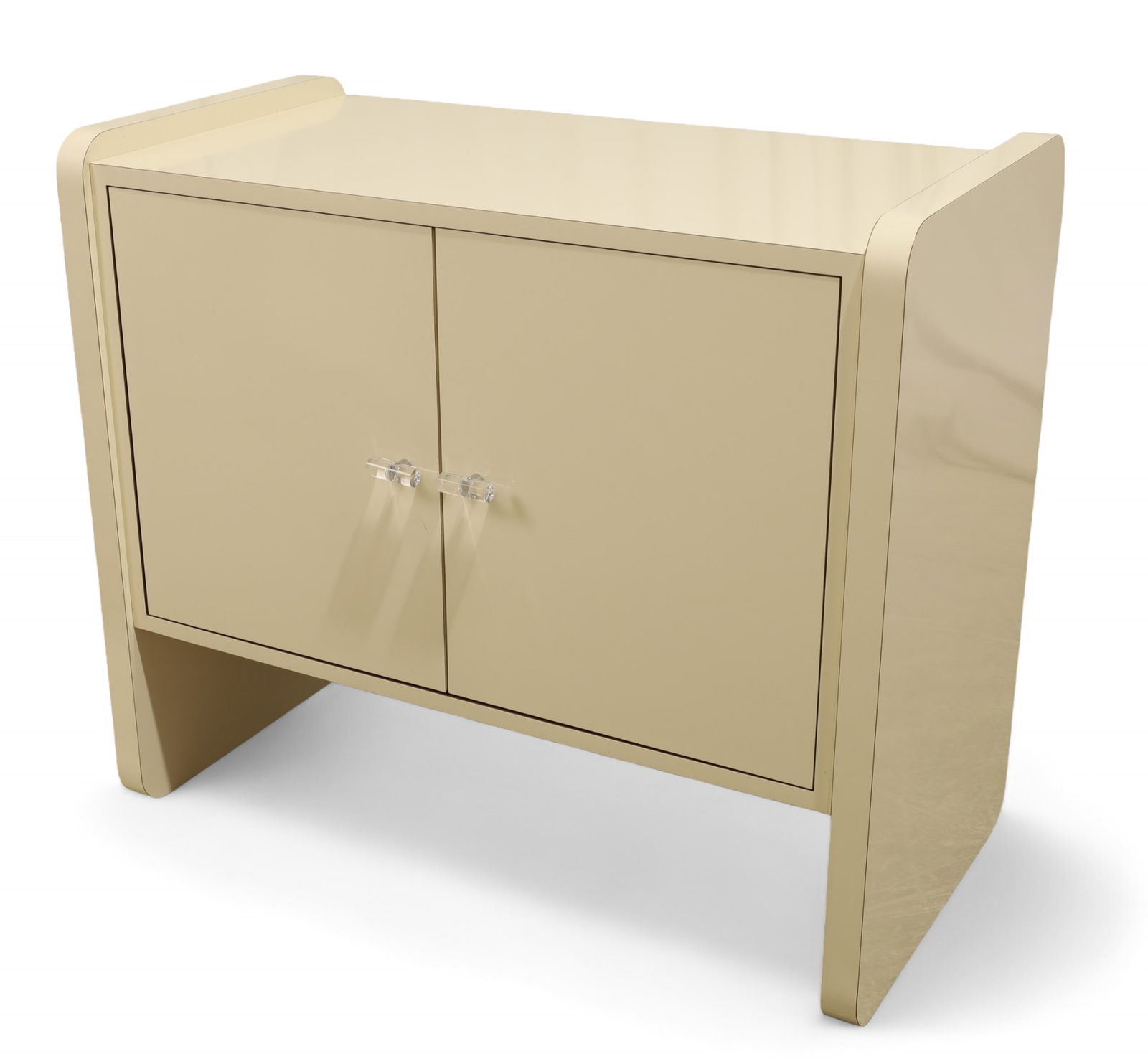 Space Age White Laminate Cabinet (1 of 6)