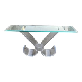 Lucite Console Table