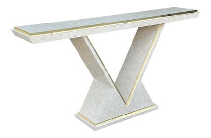Post Modern "V" Geometrical Console