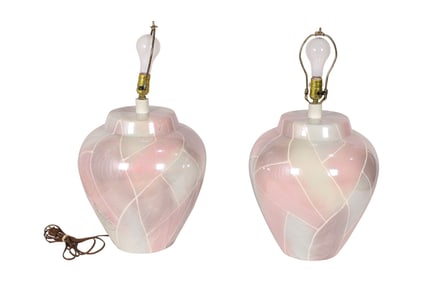 Sunset Lamp Co. - Iridescent Lamps - Pair