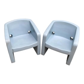 Herman Miller (Attr.) Molded Solo Chair - Pair