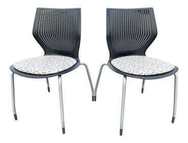 Post Modern Knoll - Side Chairs - Pair