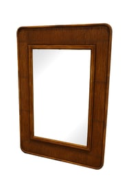 Faux Rattan Syrocco Mirror