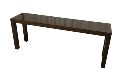 Faux Tortoise Console Table