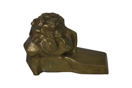 Nouveau Style Bronze Bust